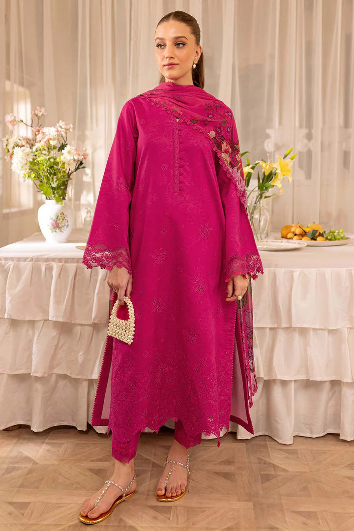 Lotus Premium 3PC – Elegant Lawn Ready-to-Wear Suit 🌸