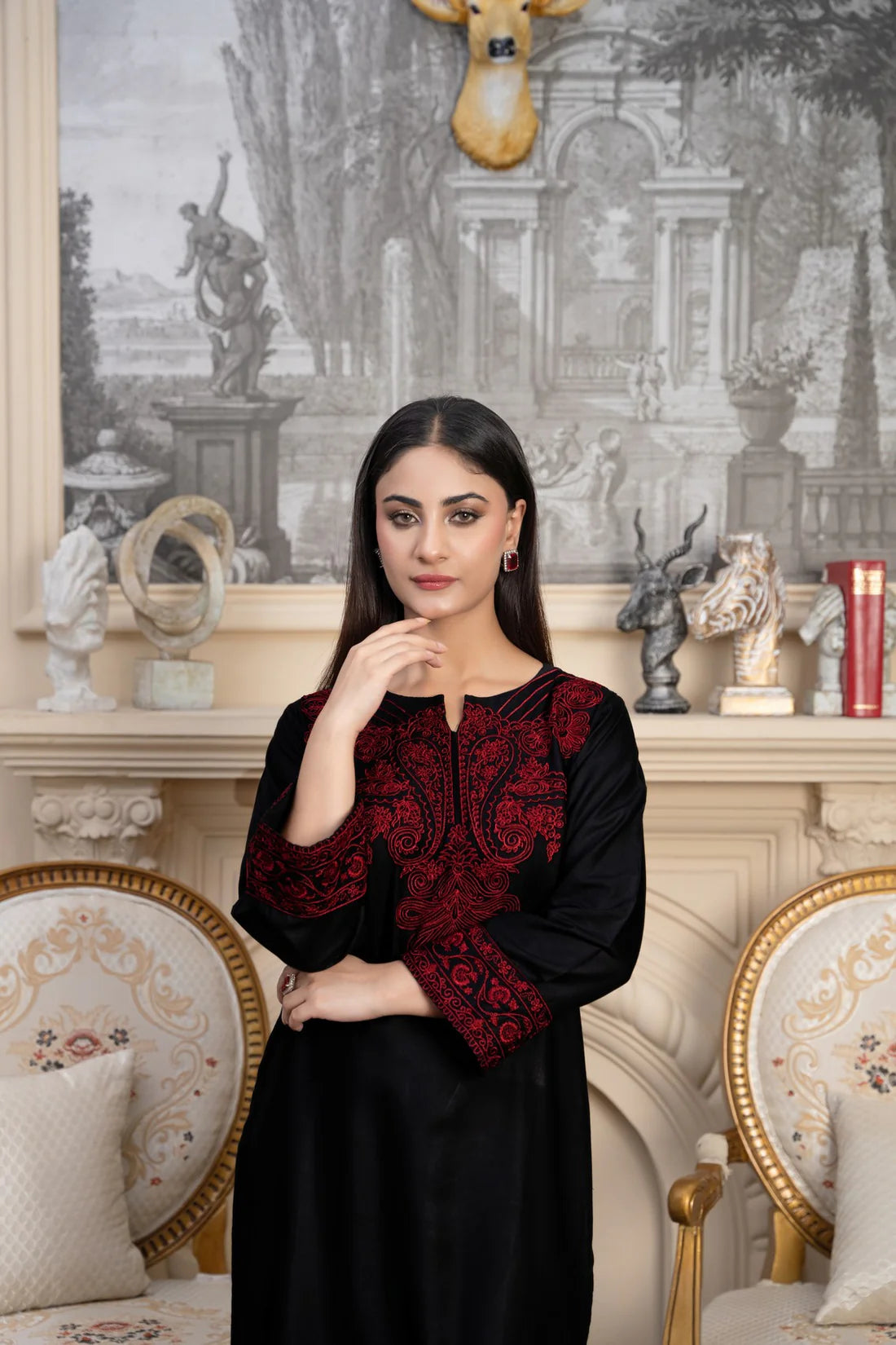 Taaj Premium 3PC – Elegant Linen Ready-to-Wear Suit ✨