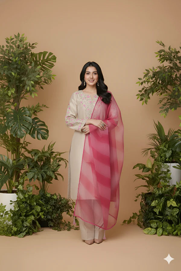 Maand Premium 3PC – Raw Silk Luxury Suit ✨