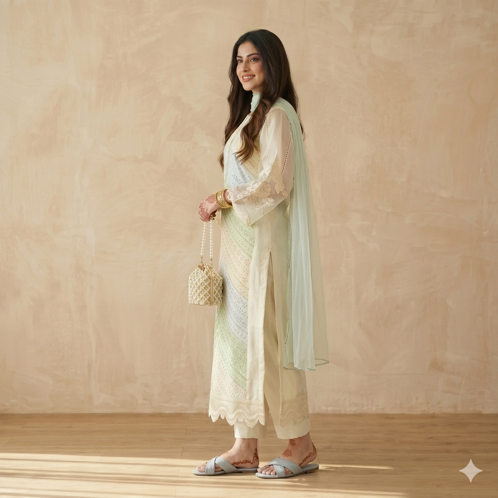 Noor 3PC Suit – Soft, Elegant & Timeless Grace ✨