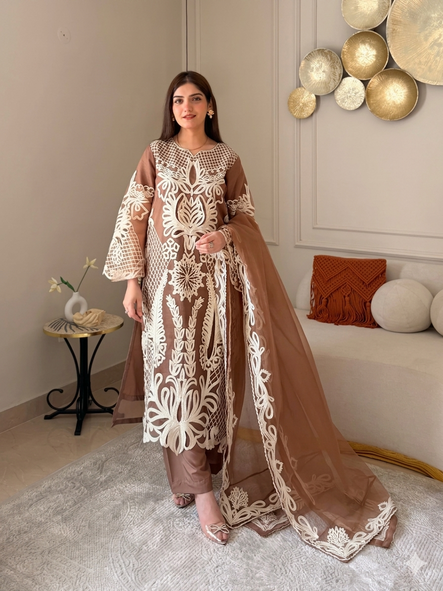 Rimsha 3PC Suit – Elegant & Effortlessly Graceful ✨