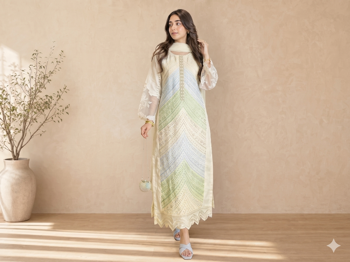 Noor 3PC Suit – Soft, Elegant & Timeless Grace ✨