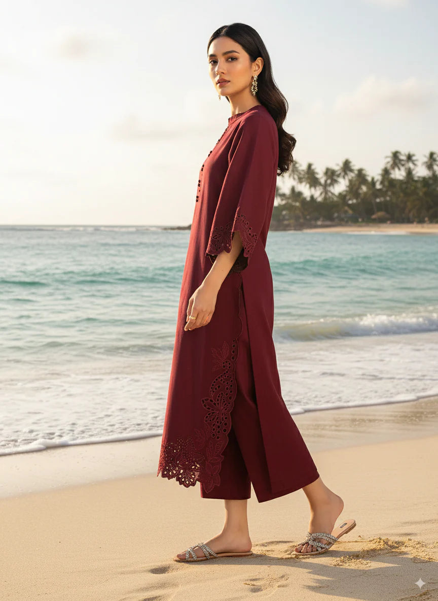 Valentina Premium 2PC – Elegant Linen Ready-to-Wear Outfit ✨
