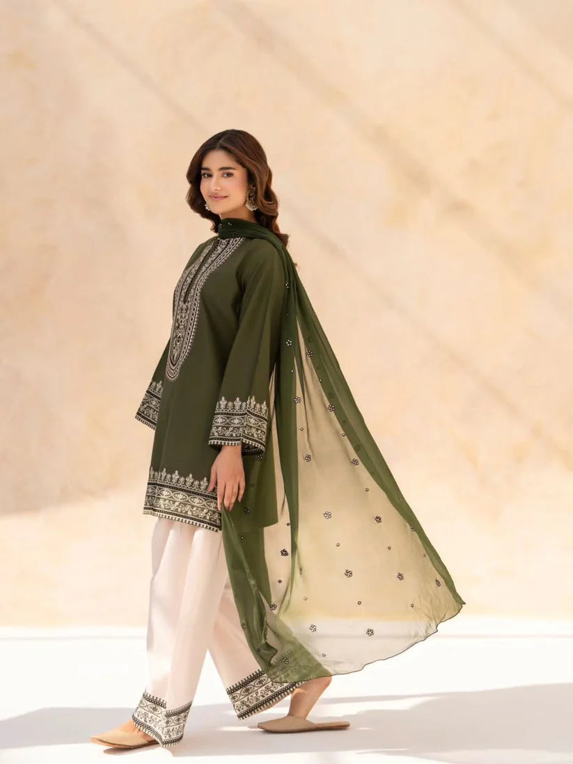 Namal 3PC Embroidered Suit – Elegant Everyday Luxury ✨