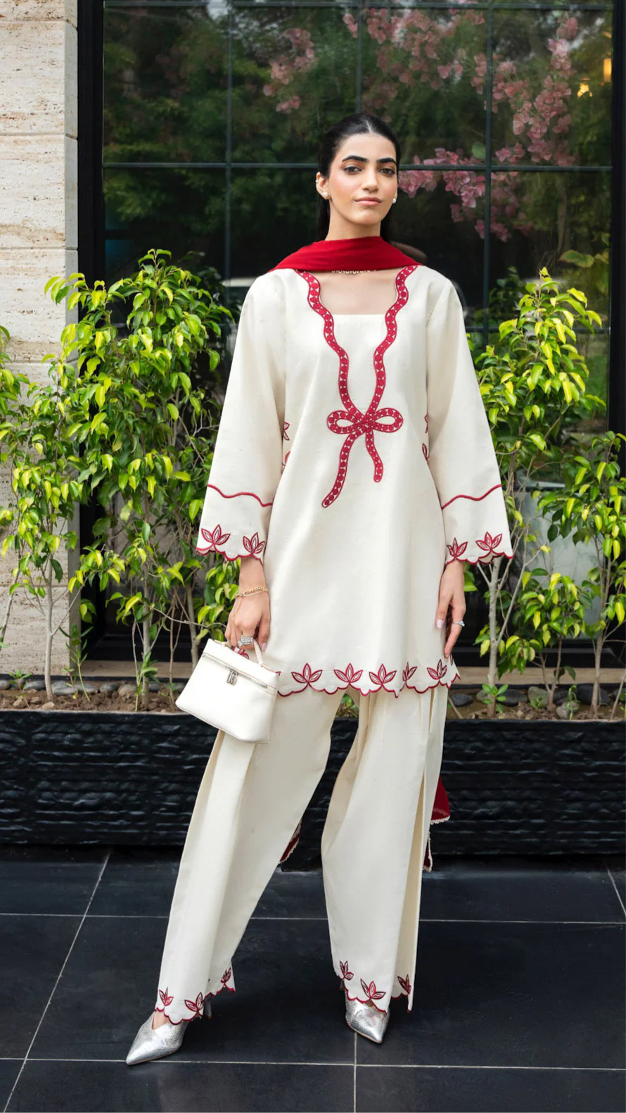 Angel Premium 3PC – Elegant Cotton Ready-to-Wear Suit ✨