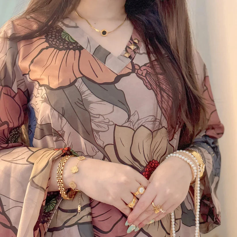 Laleen Skin Premium 3PC – Silky Lawn Elegant Suit ✨