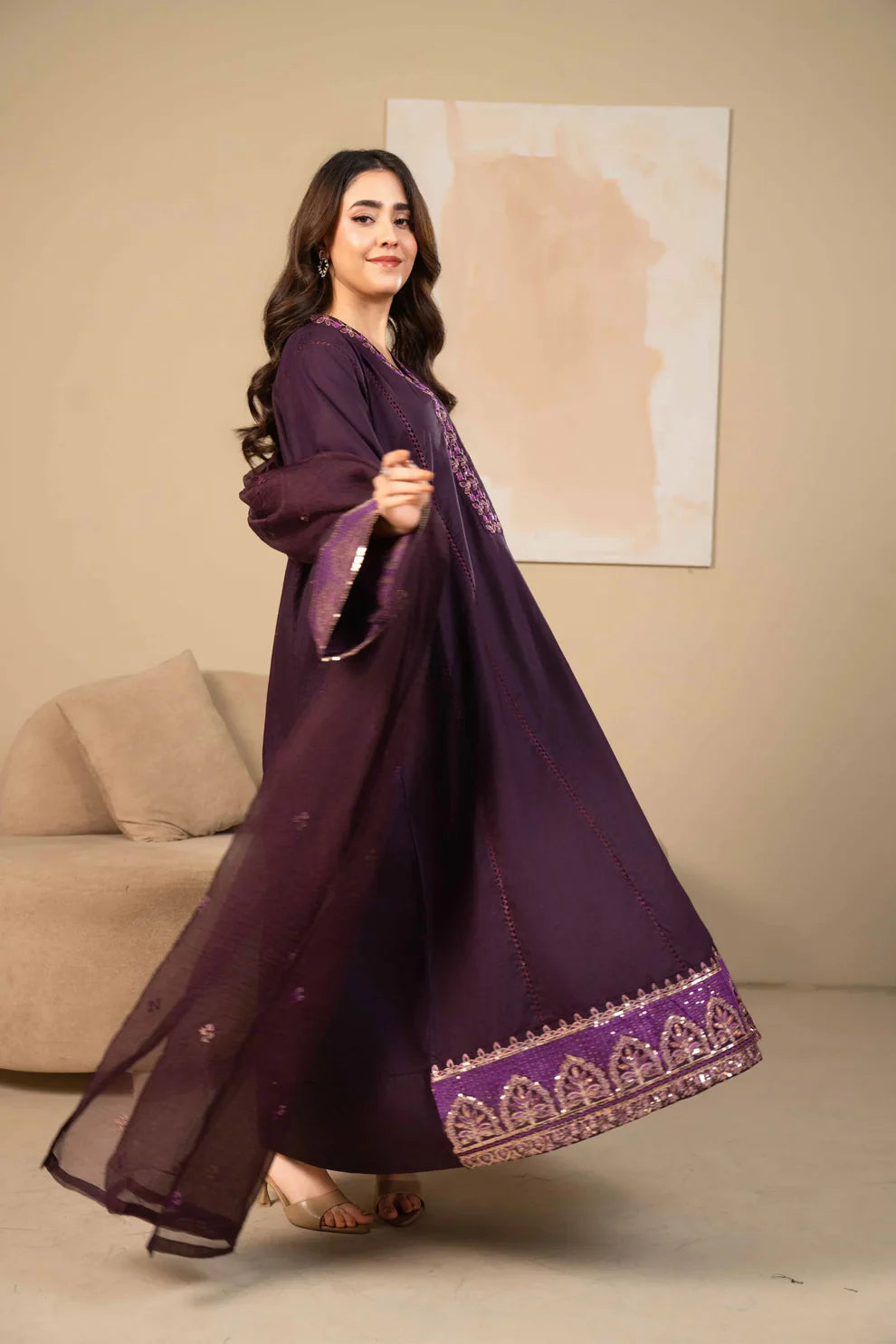 Zeba Premium 3PC – Embroidered Lawn Elegant Suit ✨