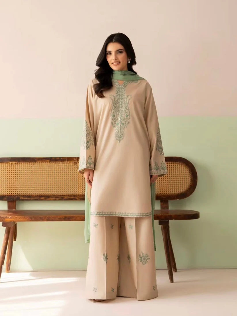 Khajista 3PC Suit – Timeless Elegance with Graceful Charm ✨