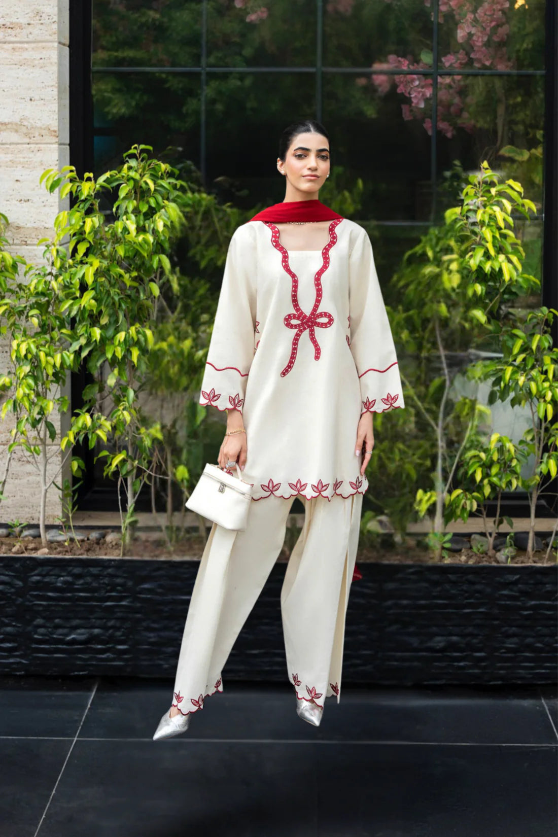 Angel Premium 3PC – Elegant Cotton Ready-to-Wear Suit ✨