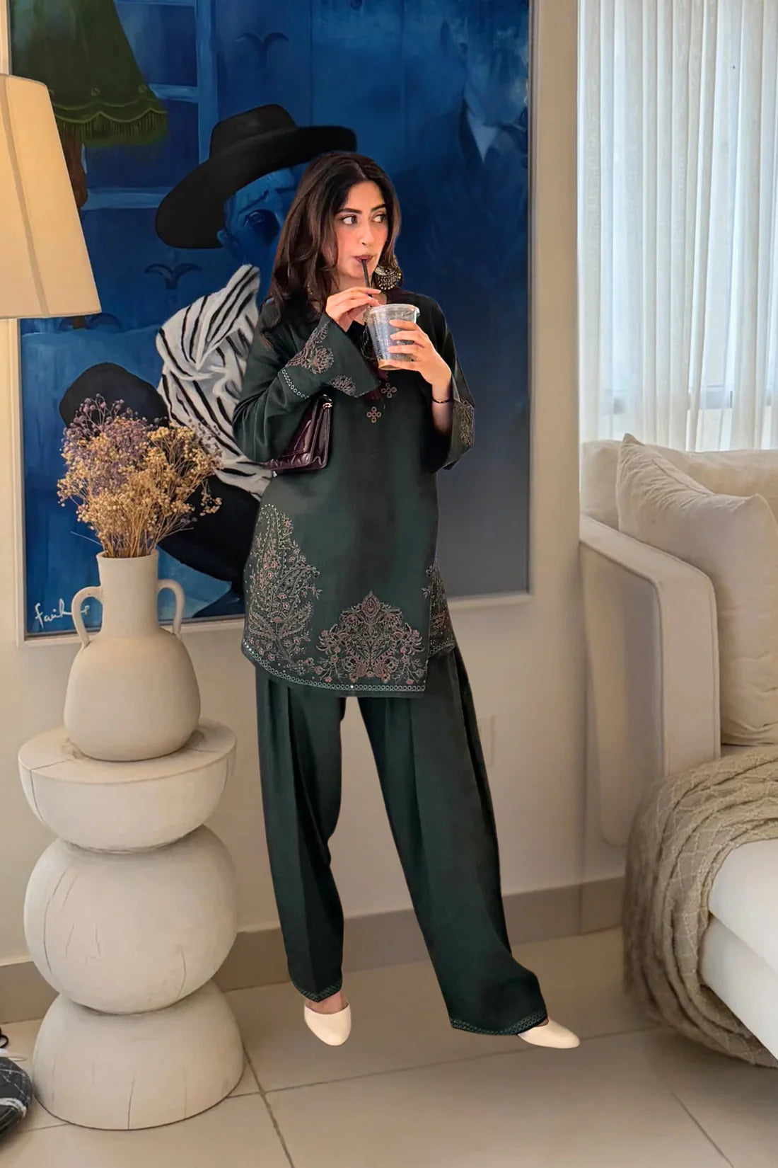 Mahjabeen Premium 2PC – Cotton Elegant Everyday Outfit 🌸